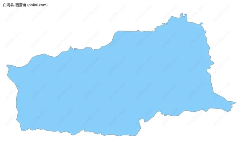 西营镇边界地图