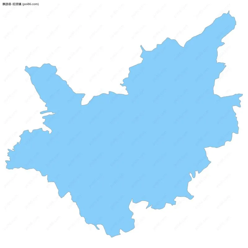 招贤镇边界地图