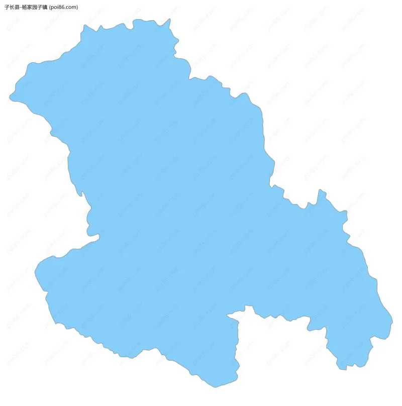 杨家园子镇边界地图