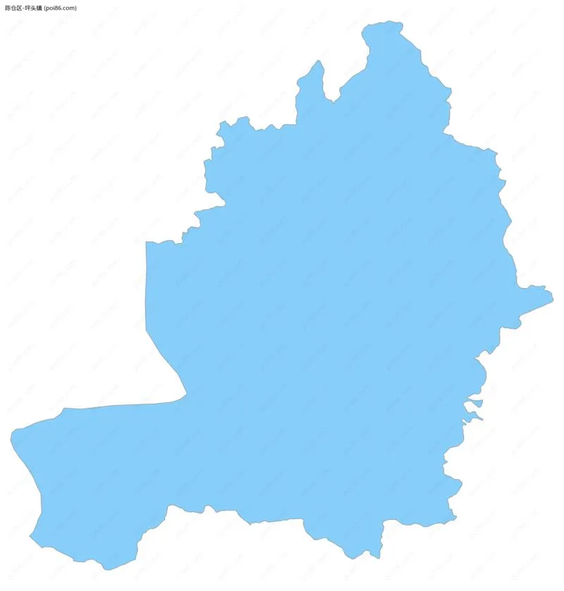 坪头镇边界地图