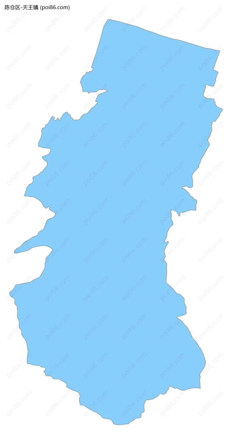 天王镇边界地图