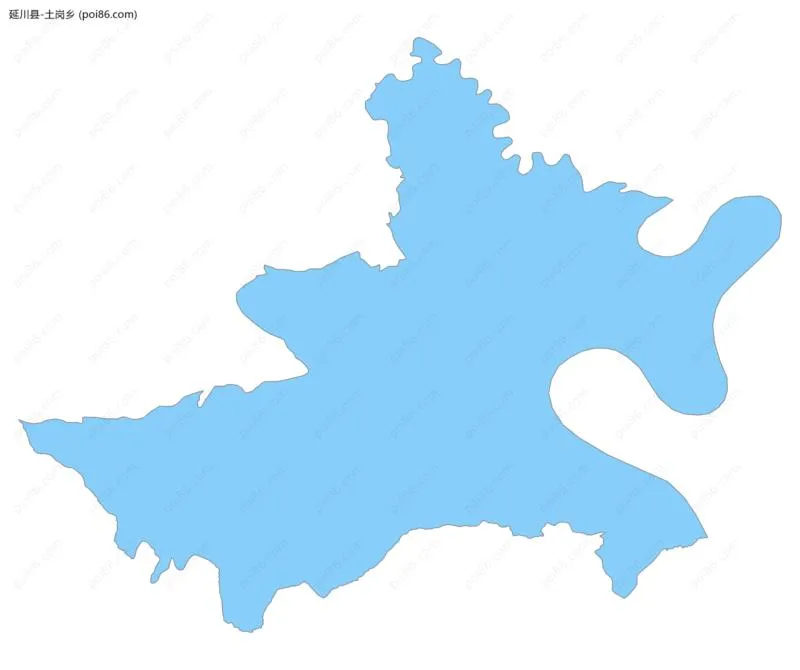 土岗乡边界地图