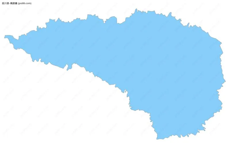 禹居镇边界地图