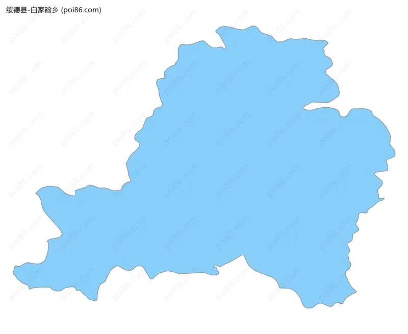 白家硷乡边界地图