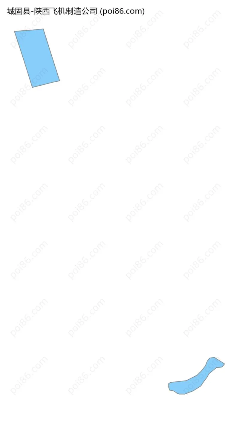 陕西飞机制造公司边界地图