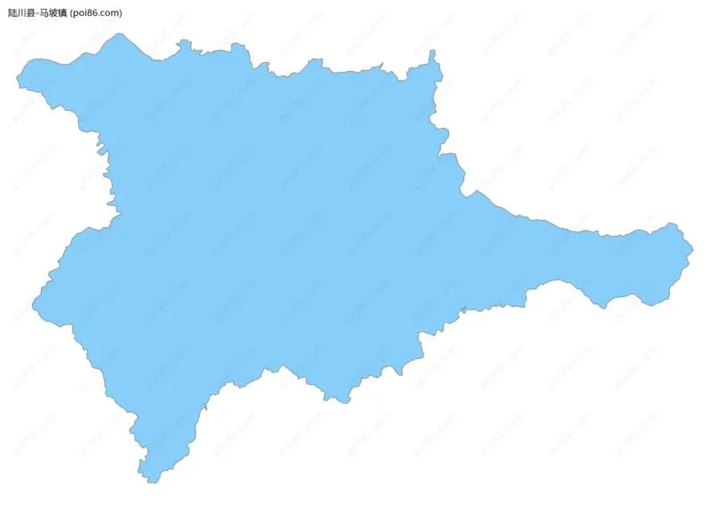 马坡镇边界地图