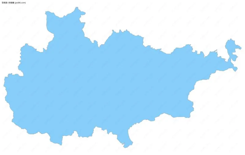 京南镇边界地图