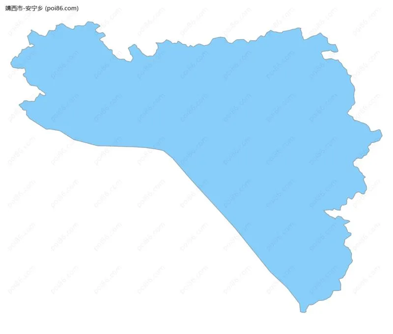 安宁乡边界地图