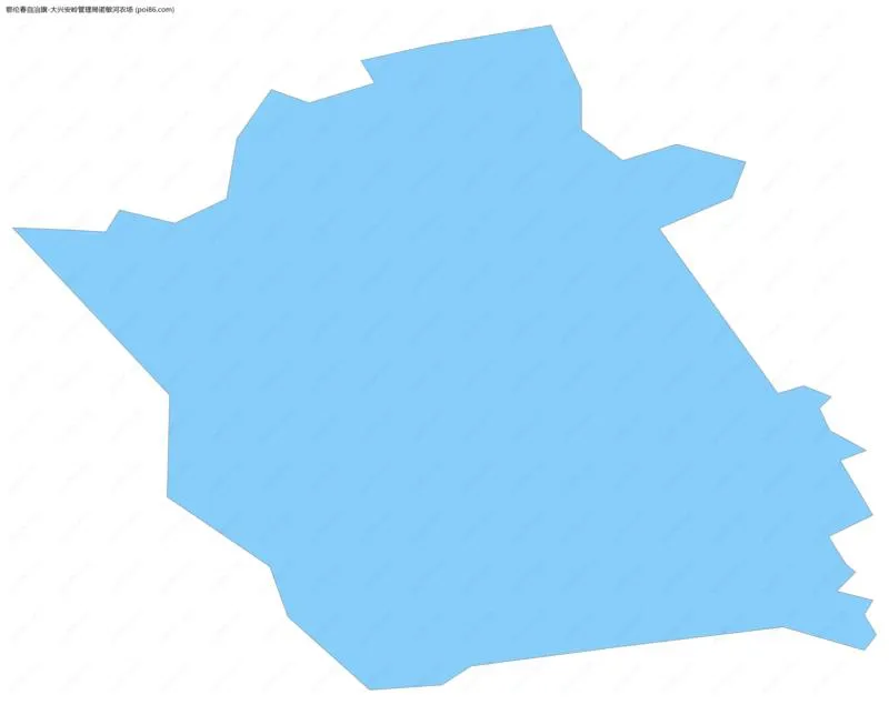 大兴安岭管理局诺敏河农场边界地图