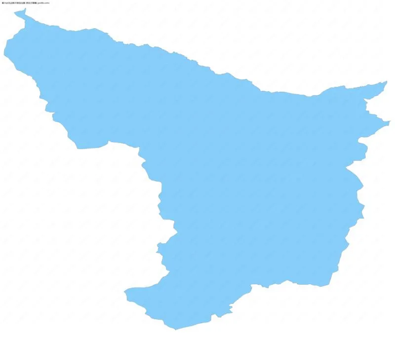 西瓦尔图镇边界地图