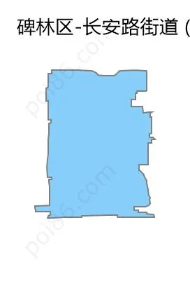 长安路街道边界地图