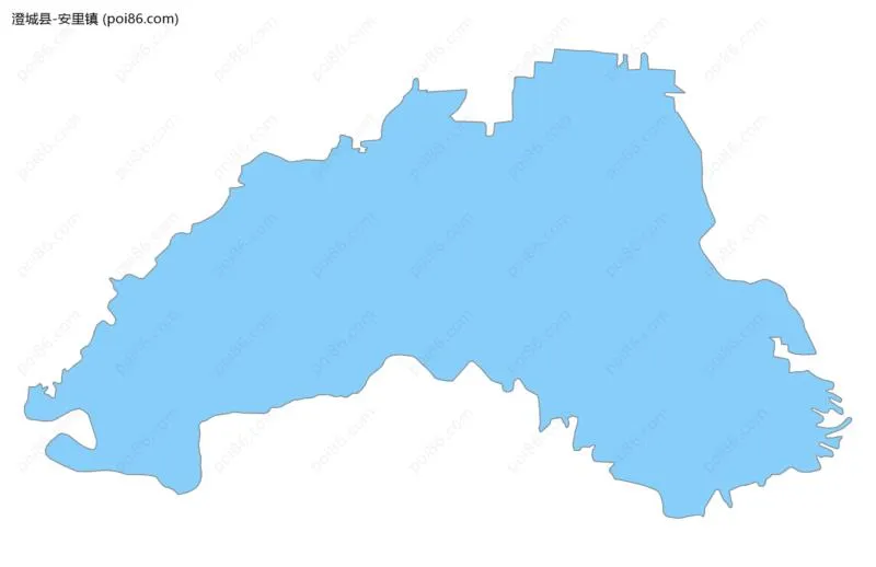 安里镇边界地图