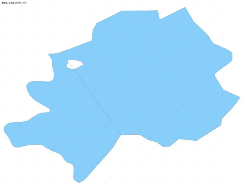 古龙镇边界地图