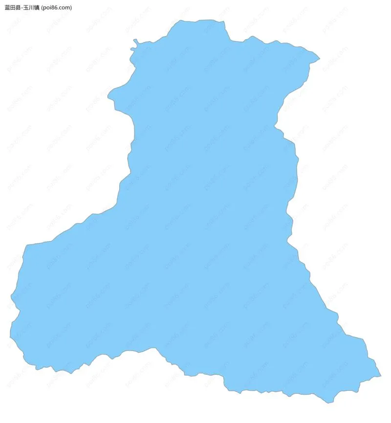 玉川镇边界地图