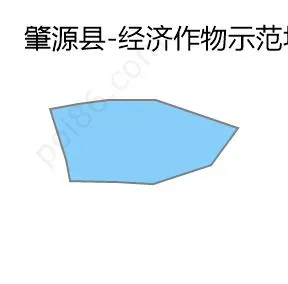 经济作物示范场边界地图
