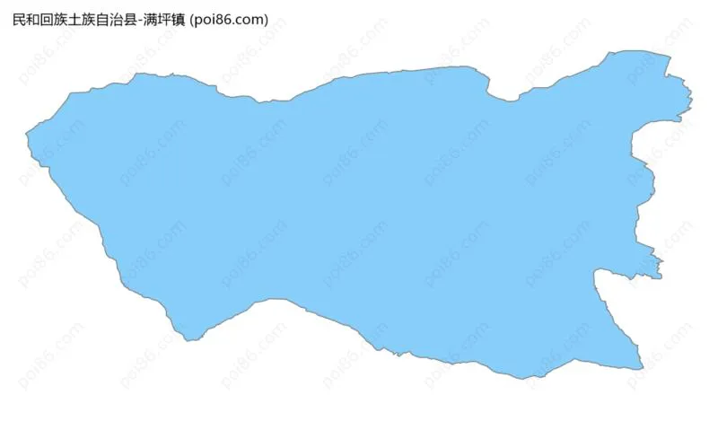 满坪镇边界地图