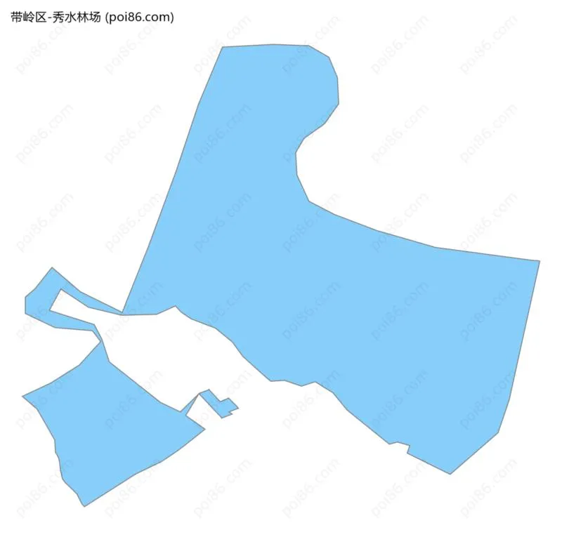 秀水林场边界地图
