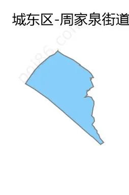 周家泉街道边界地图