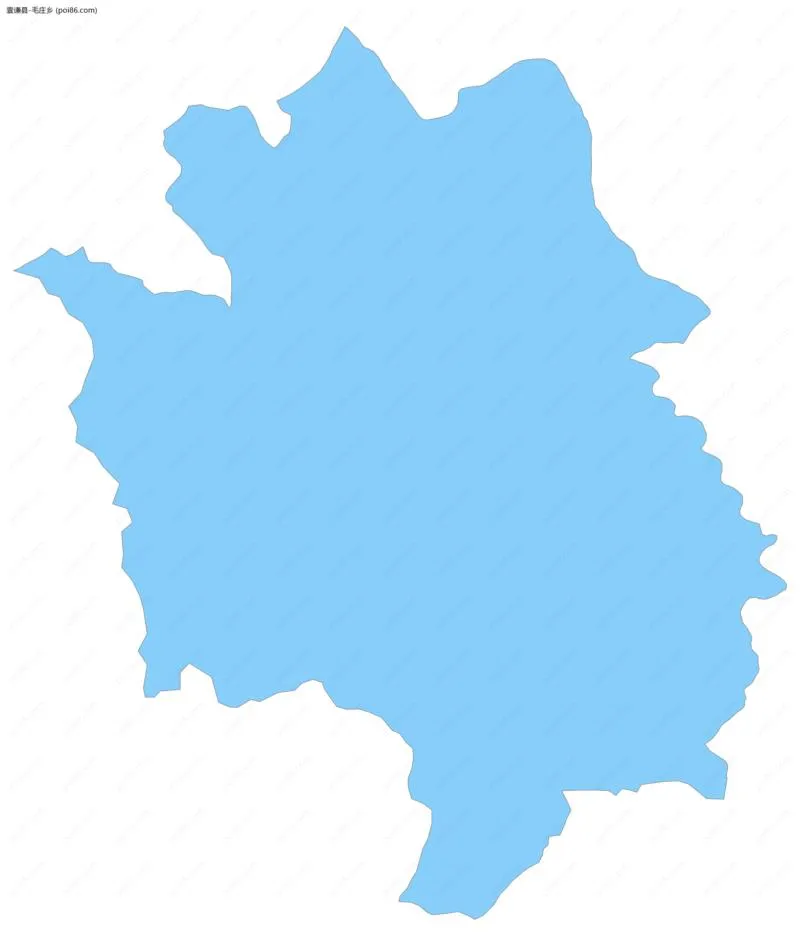 毛庄乡边界地图