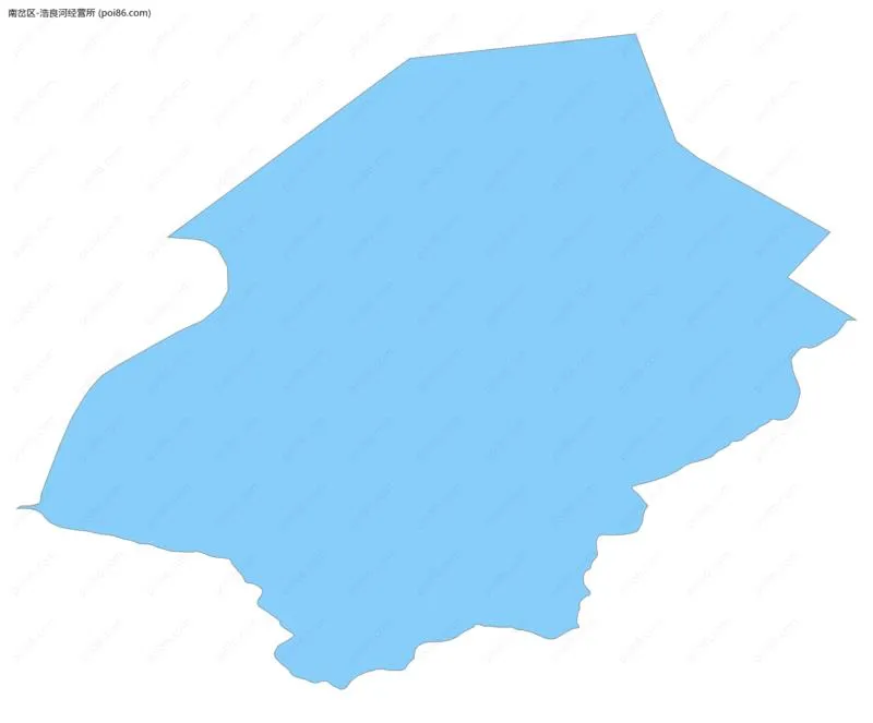 浩良河经营所边界地图