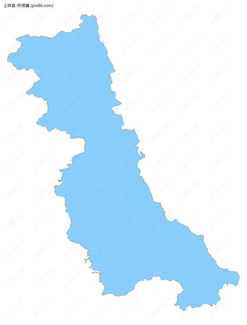 乔贤镇边界地图