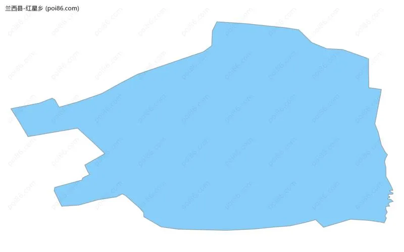 红星乡边界地图