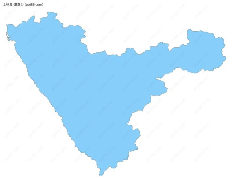 澄泰乡边界地图