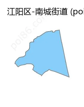 南城街道边界地图
