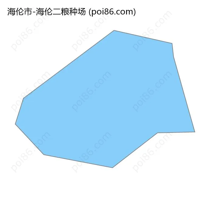 海伦二粮种场边界地图