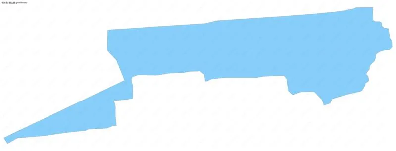 通达镇边界地图