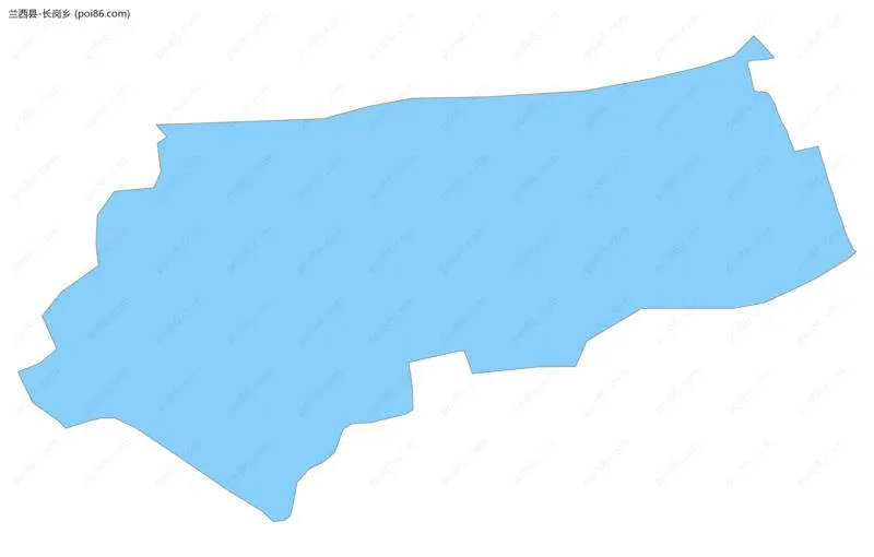 长岗乡边界地图