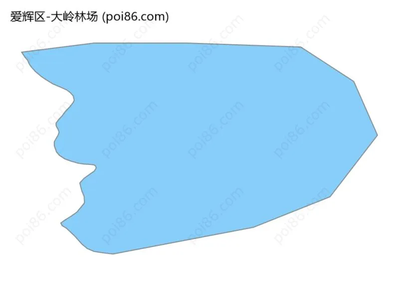 大岭林场边界地图