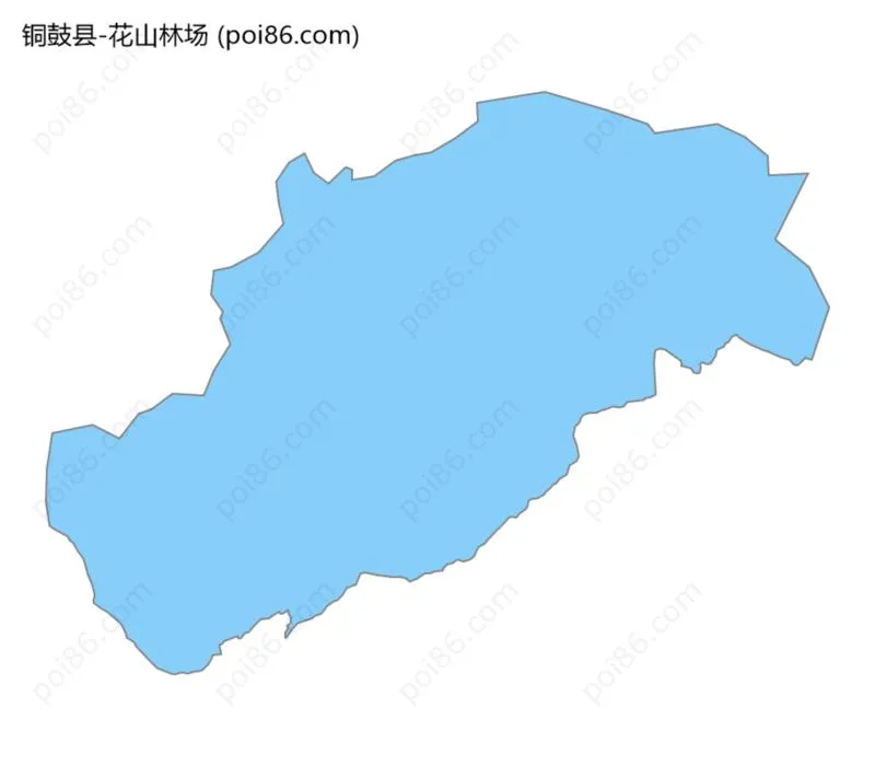 花山林场边界地图