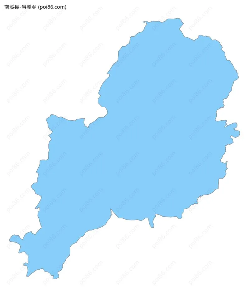 浔溪乡边界地图