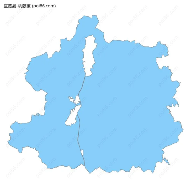 桃陂镇边界地图