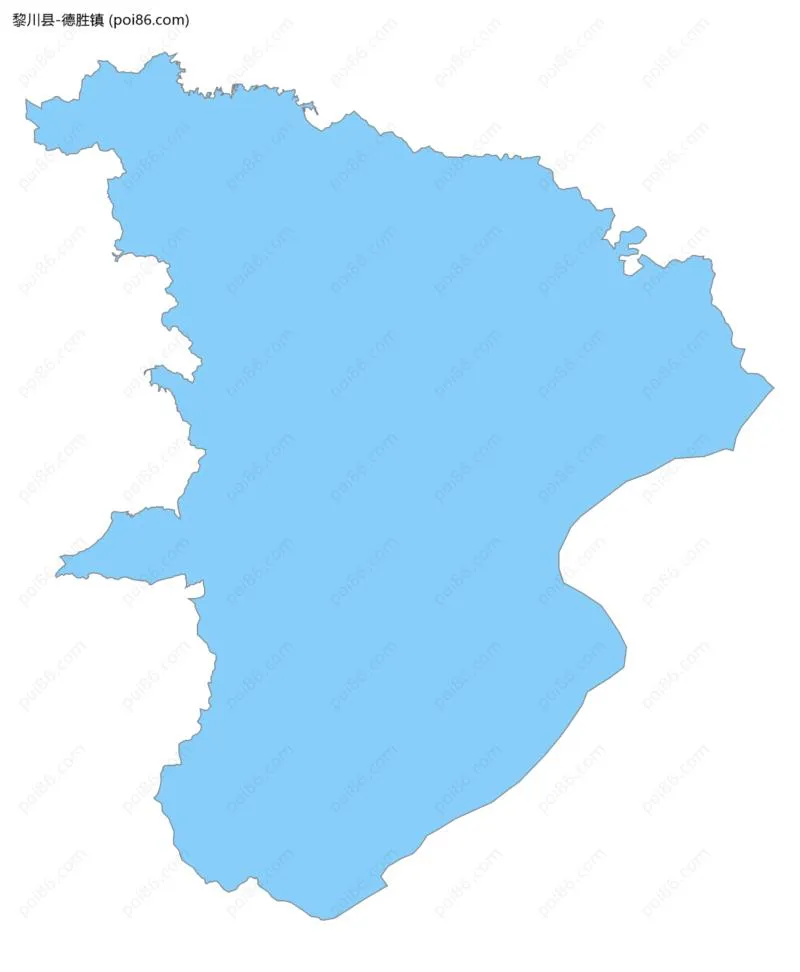 德胜镇边界地图