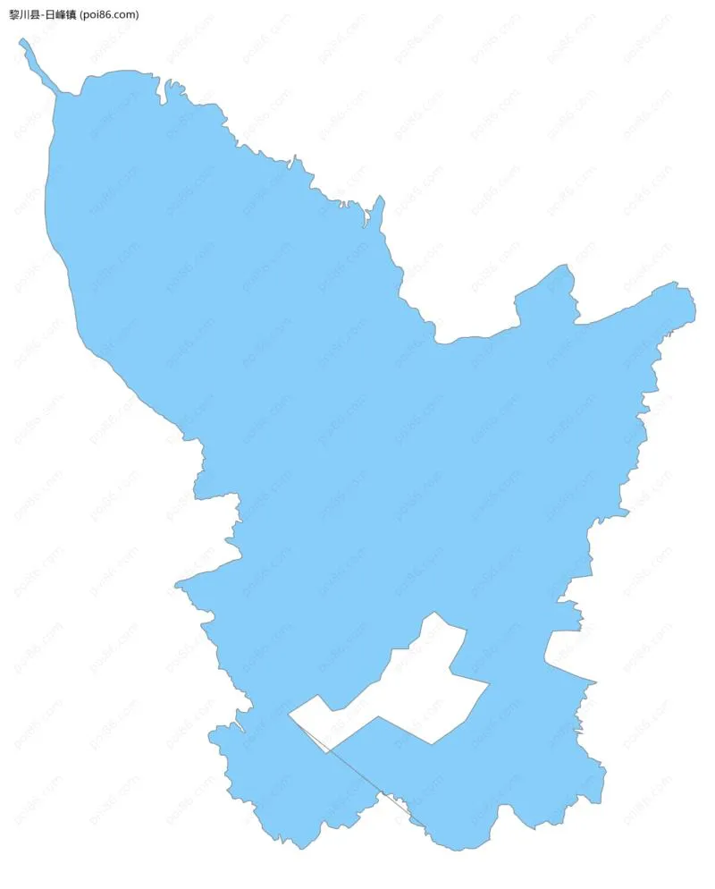 日峰镇边界地图