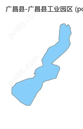 广昌县工业园区边界地图