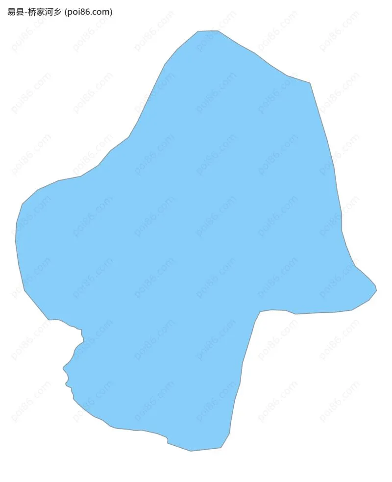 桥家河乡边界地图