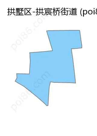 拱宸桥街道边界地图