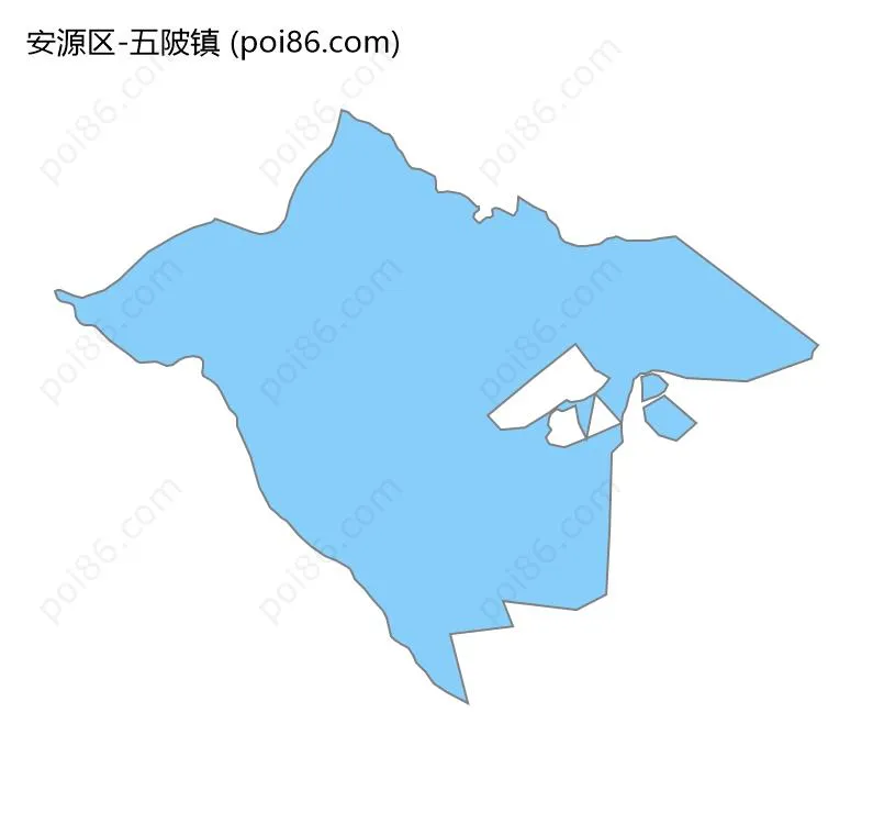 五陂镇边界地图