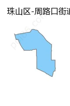 周路口街道边界地图