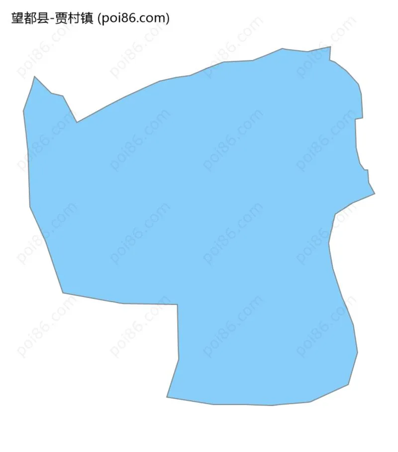 贾村镇边界地图