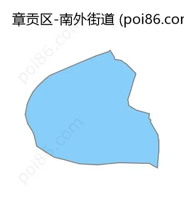 南外街道边界地图