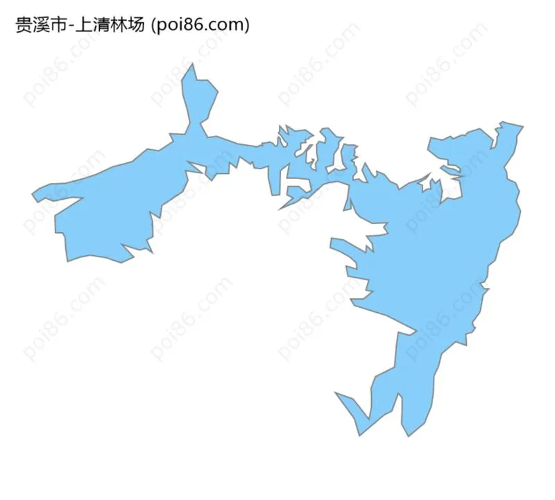 上清林场边界地图