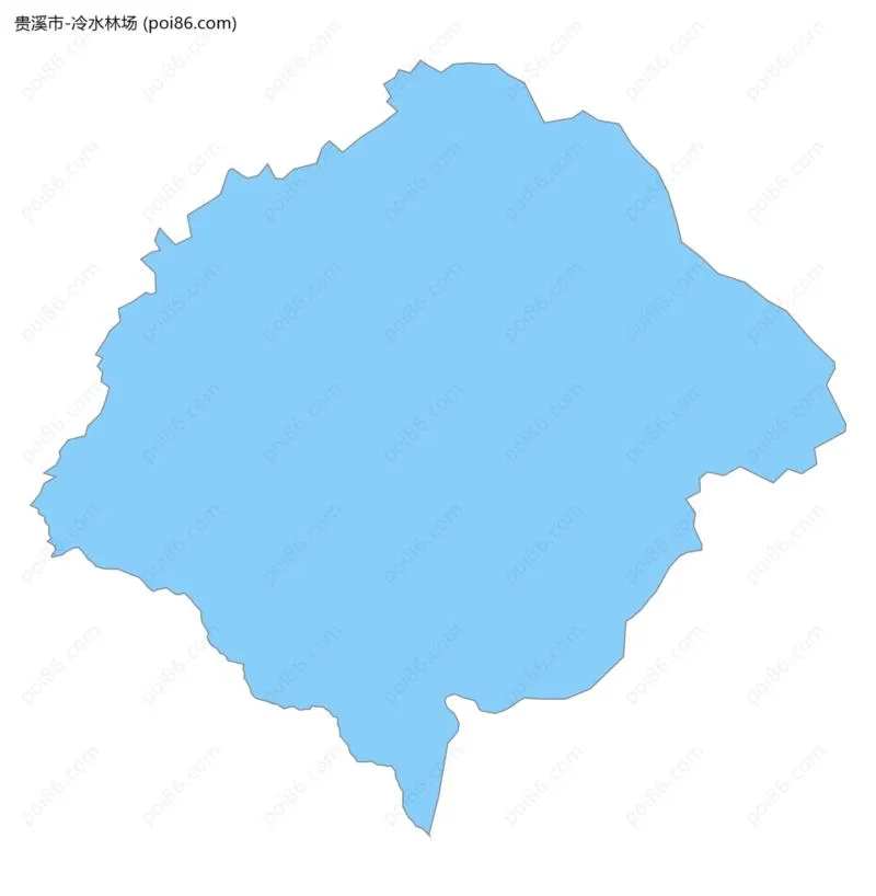 冷水林场边界地图