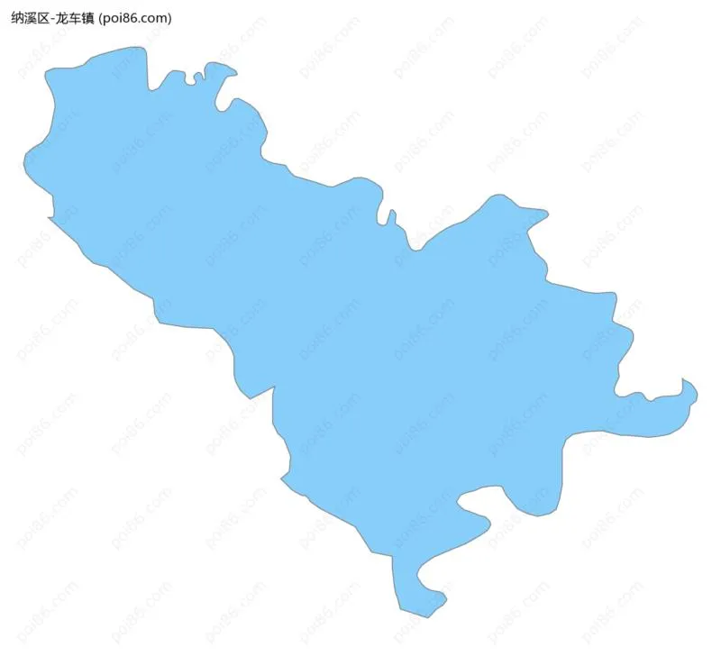 龙车镇边界地图