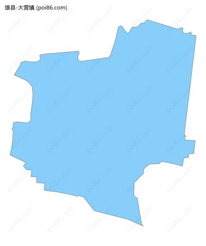大营镇边界地图