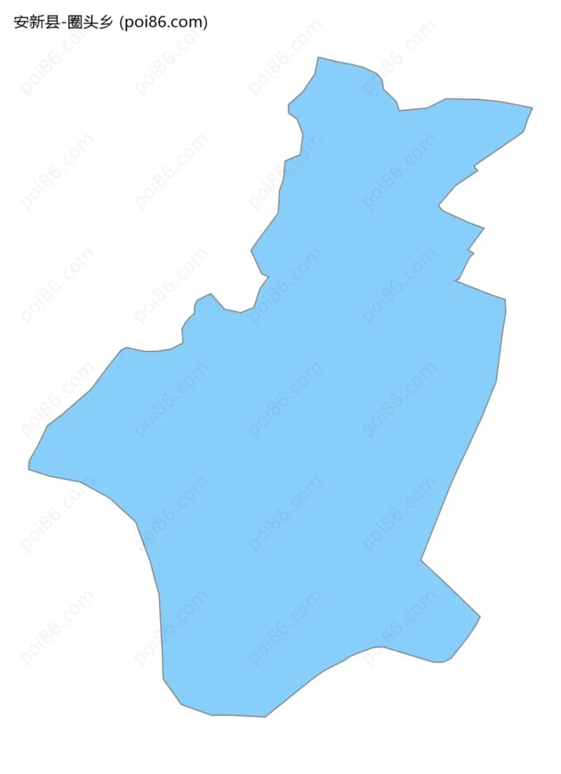 圈头乡边界地图