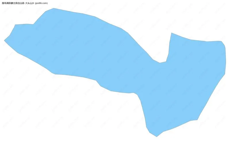 大头山乡边界地图